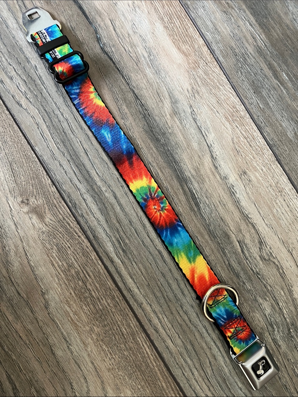 Buckle-Down Tie-Dye Dog Collar